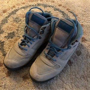 Merrell Shoes Womens 7.5 Light Traveler Hiking Boots Mid Lace Up Suede Retro